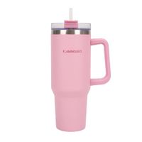 botella termica con pajita acero inoxidable 118 litros rosa