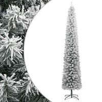 arbol navidad  decoraciones de navidad estrecho con soporte y nieve artificial pvc 300cm cfw881477