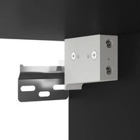 conjunto de muebles de bano color negro madera ingenierizada