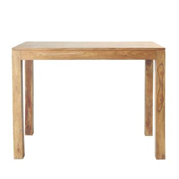 Mesa alta de comedor de sheesham macizo de 150 cm