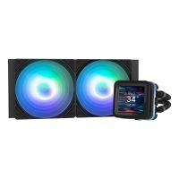 refrigeracion liquida zalman alpha2 ds a24 black 240mm 2 ventiladores led