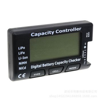Probador de capacidad de batería digital CellMeter7 para baterías RC LiPo LiFe Li-ion Nicd NiMH, comprobador de voltaje