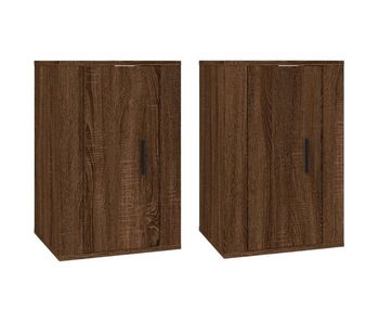 Muebles para tv de pared 2 unidades roble marrón 40x34,5x60 cm