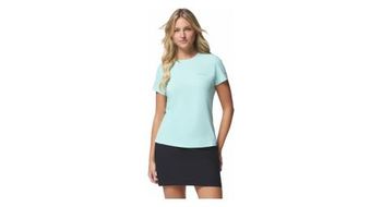Camiseta tecnica columbia zero rules azul claro mujer