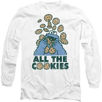 Sesame Street Camiseta manga larga All The Cookies para hombre