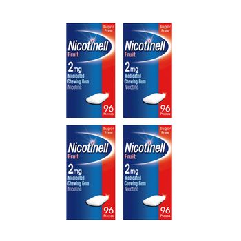 Nicotinell Fruit 2mg Gum- 384 Pieces