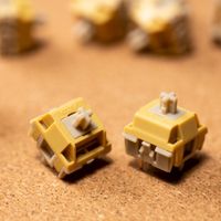 akko bittersweet switch interruptor tactil de 5 pines 48gf silenciado thocky lubricado en fabrica compatible con teclado mecanico cherry mx 45 piezas