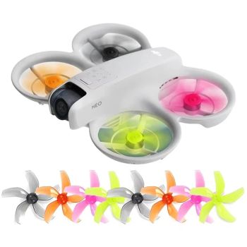 Accesorios de hélices de 5 hojas livianos y coloridos RCSTQ para dron cuadricóptero DJI NEO / NEO 2