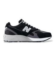 new balance para hombre u880rv1li zapatillas de piel 880r negro 395 plano serraje cordones casual