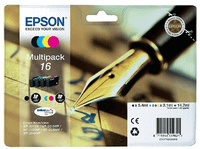 cartucho de tinta - epson 16 multipack