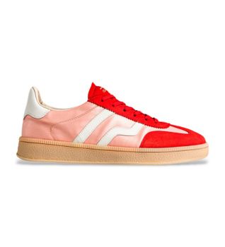 Gant para mujer. 872533198 Zapatillas de Piel Cuzima rosa, rojo (38), Plano, Ante, Cordones, Casual