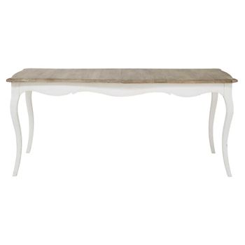 Mesa de comedor extensible de mango de 180 a 220 cm