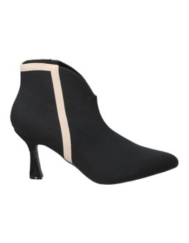 Botines De Tacón Elegantes Buonarotti A5434 En Negro 38