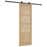 puerta corredera orkdal natural 735 x 211 cm vidaxl