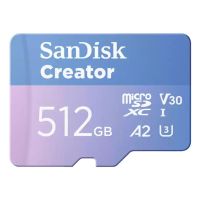 tarjeta microsdxc 512 gb azul clase 10 uhs-i 190 mbs  adaptador minisd resistente
