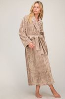 hunkemoller albornoz jacqueared fleece beige