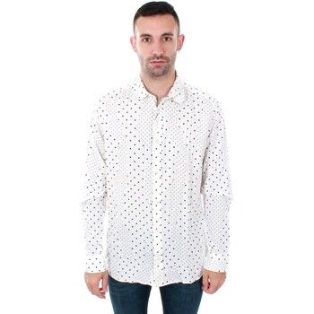 Jack & Jones Camisa manga larga 12153920 JPRSIDE SHIRT LS WHITE REG FIT para hombre