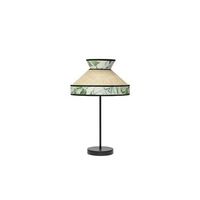 lampara de sobremesa constantinopla grande o30x61cm 1xe27 bombilla no incluida color beige y verde
