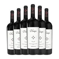 vino tinto olimpo tempranillo syrah vino crianza 75 cl 135 vol pack de 6 unidades