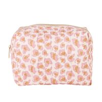 neceser con estampado rosa 22x13x16 cm
