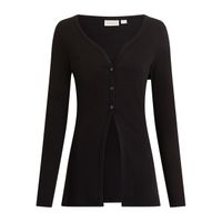calvin klein jeans chaqueta de canale estilo cardigan negra j20j224761-beh
