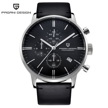 PAGANI DESIGN-reloj analógico de cuarzo para hombre, accesorio de pulsera resistente al agua con cronógrafo, complemento masculino de marca de lujo con movimiento japonés VK67, PD2720K, 2720