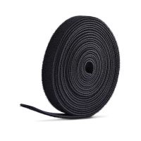 organizador de cables startechcom hklp7505b bobina de velcro 228 m negro reutilizable
