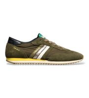 serafini para hombre ai26xrm1 zapatillas de ante rm60 verde 42 plano cordones casual