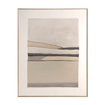 Cuadro De Lienzo En Color Beige De 120x5x150cm