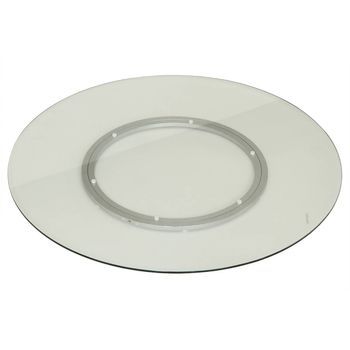 Plataforma Giratoria Móvil D70cm De Cristal Templado - Hespéride
