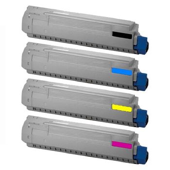 Compatible Multipack OKI MC860dn Printer Toner Cartridges (4 Pack) -44059212