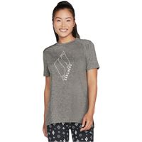skechers camiseta diamond blissful tee para mujer