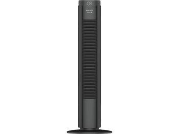 Ventilador de torre - Taurus Alpatec FA007 New Babel Digital, 50 W, 4 Velocidades, 3 Modos, Pantalla digital, Negro