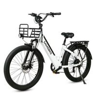 bicicleta electrica urbana samebike rs-a01 plus de 26 48 v 14 ah 750 w color blanco