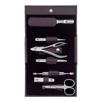 zwilling classic inox set de viaje 97646-008-0 - estuche purpura 7 piezas
