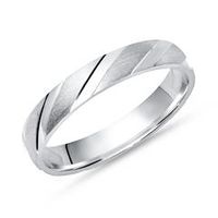 anillo de plata 925 autentica de 4 mm de ancho