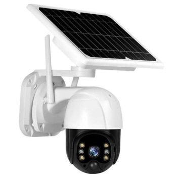 Klack Cámara de Vigilancia WiFi con Visión Nocturna y Panel Solar
