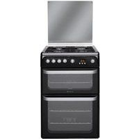 hotpoint hug61k gas cooker - black black