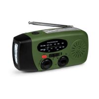 radio de emergencia portatil solar thomson rt260 2000mah usb-c amfmmw linterna led ipx3 verde