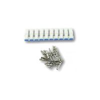 conector de cable electrico macho 2 pines juego 10pcs impermeable