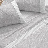 juego de sabanas 100 algodon extrasuave diseno paisley azul 150 x 190200 cm - gris - burrito blanco