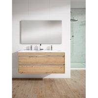 mueble slider 120 cm 2s roble moderno pack mueble  lavabo