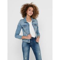 only chaquetas 15177241 tia-light blue denim para mujer