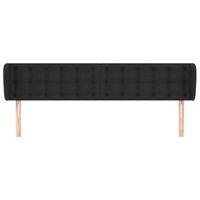 cabecero cama mueble de dormitorio de cuero sintetico 163 x 23 x 7888 cm negro m020006497