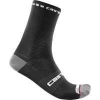 castelli rosso corsa pro 15 socks - lxl - black