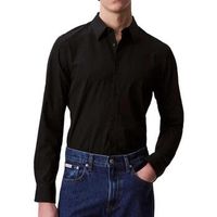 calvin klein jeans camisa manga larga tech stretch slim para hombre