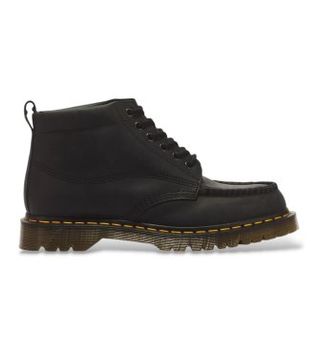 Dr Martens para hombre. 43680001 Botines de Piel Lowell Chukka negro (45), Plano, Cordones, Casual
