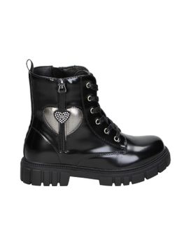 Botas De Charol Conguitos Cosh244008 Negras Para Niña 32