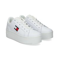 tommy hilfiger sandalias con plataforma mujer - blanco talla 39