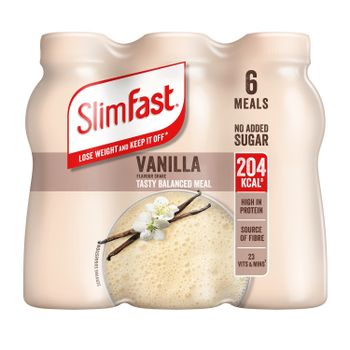 SlimFast Milkshake Multipack Bottle Vanilla